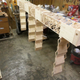 Image for article titled Man makes giant 13.4-foot-long space station with 282,000 matchsticks